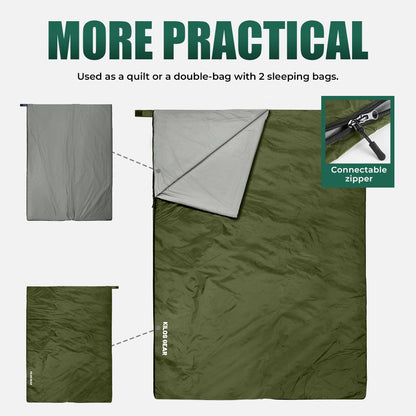 Ultralight 3-Season Sleeping Bag